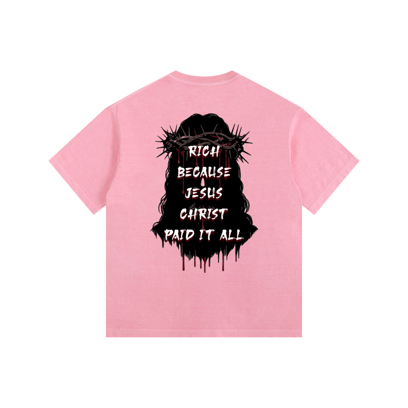 (Graphic) Vintage Washed Oversized Cotton T-Shirt