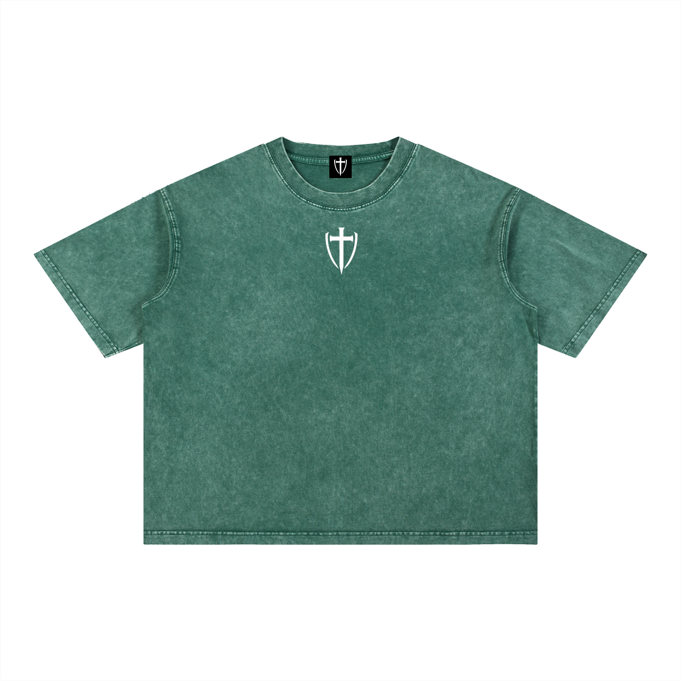 (Graphic) Battle Ready Mineral Wash Boxy Tee