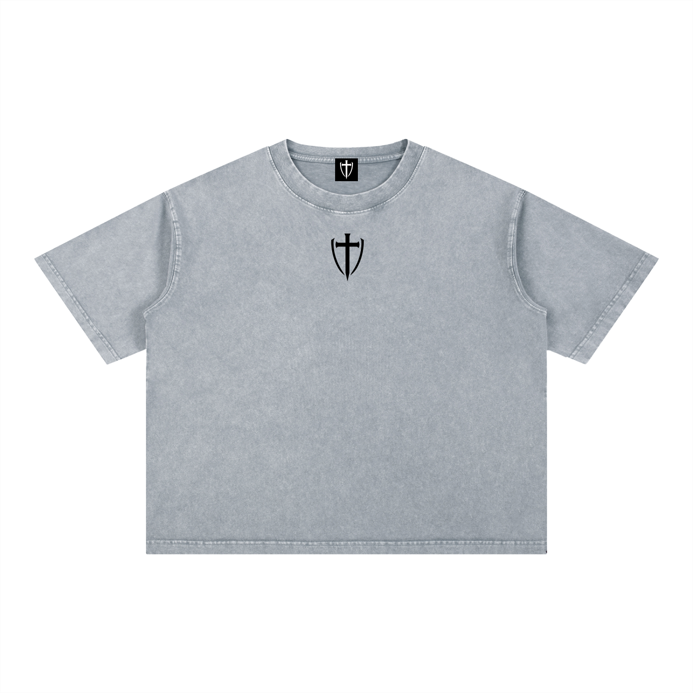 (Graphic) Battle Ready Mineral Wash Boxy Tee