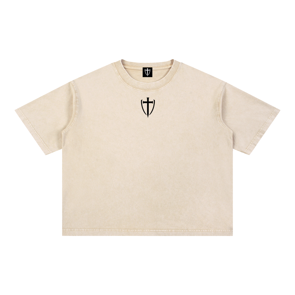 Battle Ready Mineral Wash Boxy Tee