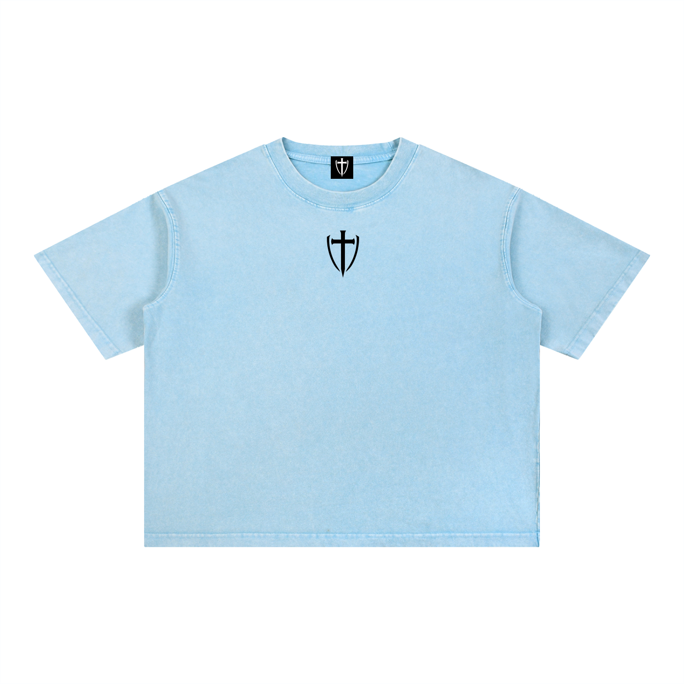(Graphic) Battle Ready Mineral Wash Boxy Tee