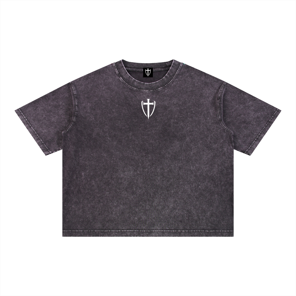 Battle Ready Mineral Wash Boxy Tee