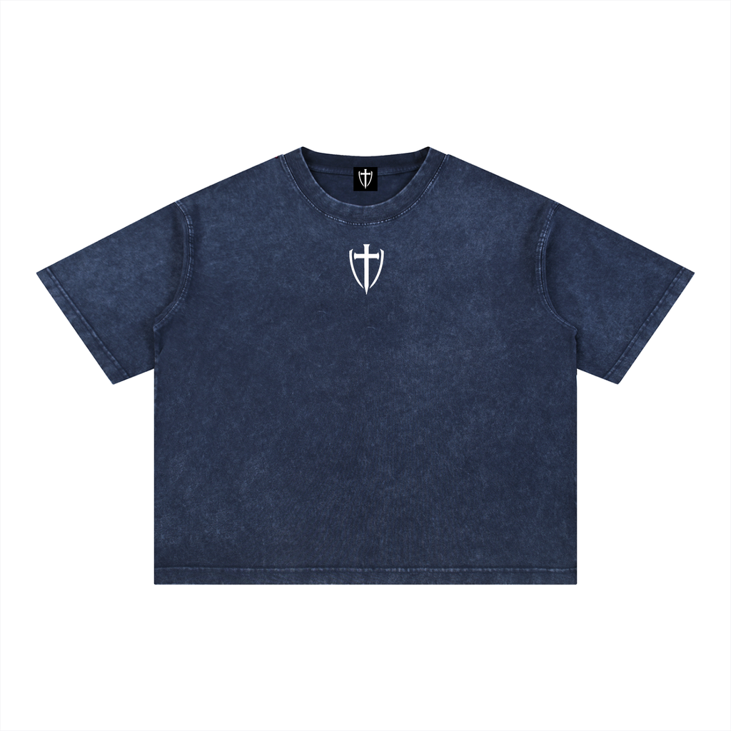 Battle Ready Mineral Wash Boxy Tee
