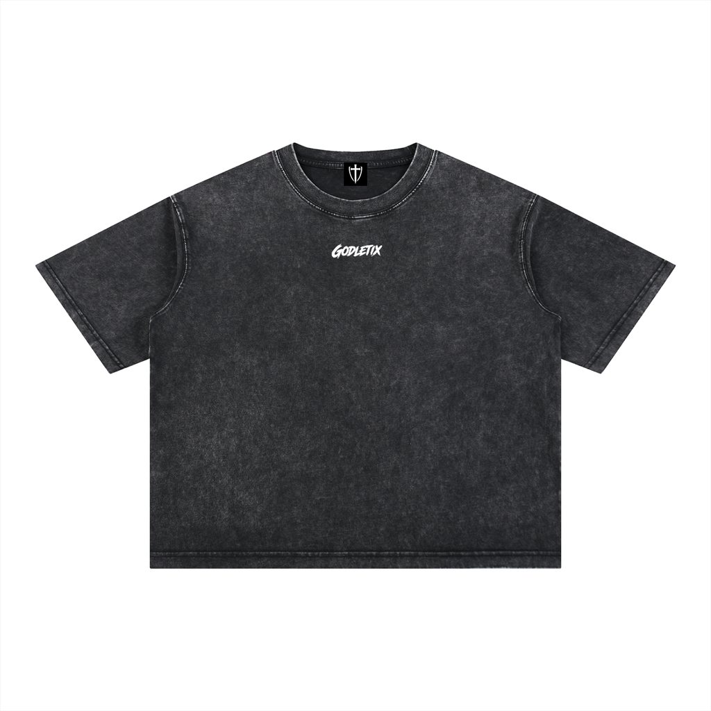 Battle Ready Mineral Wash Boxy Tee
