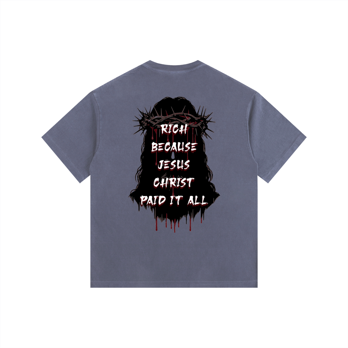 (Graphic) Vintage Washed Oversized Cotton T-Shirt