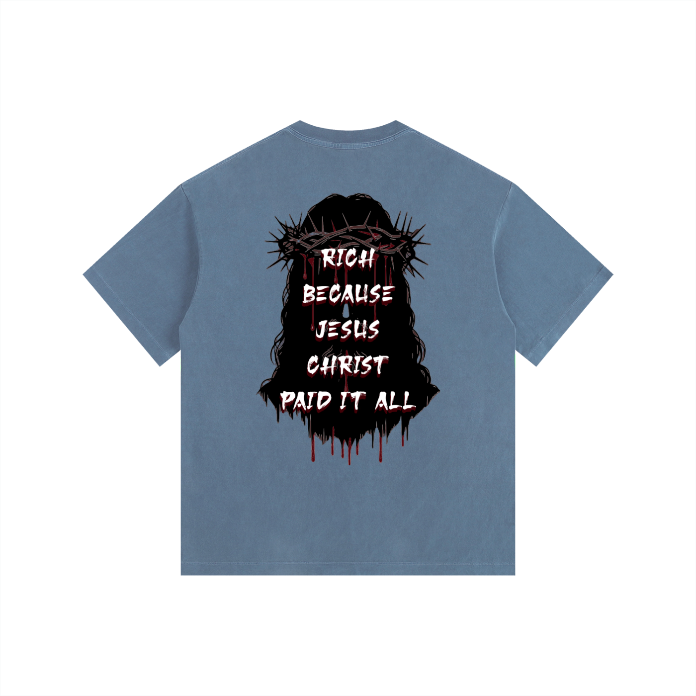 (Graphic) Vintage Washed Oversized Cotton T-Shirt