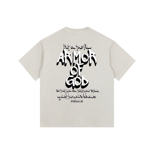 (Graphic) Vintage Washed Oversized Cotton T-Shirt
