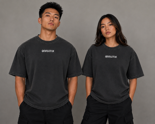 Vintage Washed Oversized Cotton T-Shirt