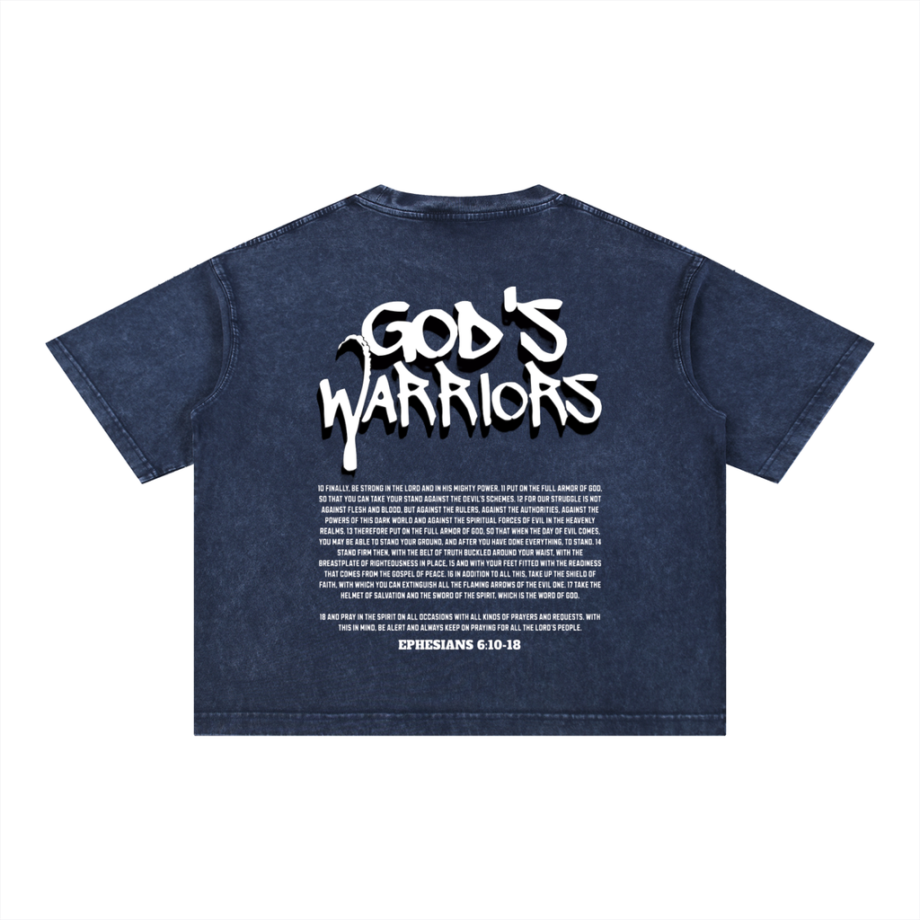 (Graphic) Battle Ready Mineral Wash Boxy Tee