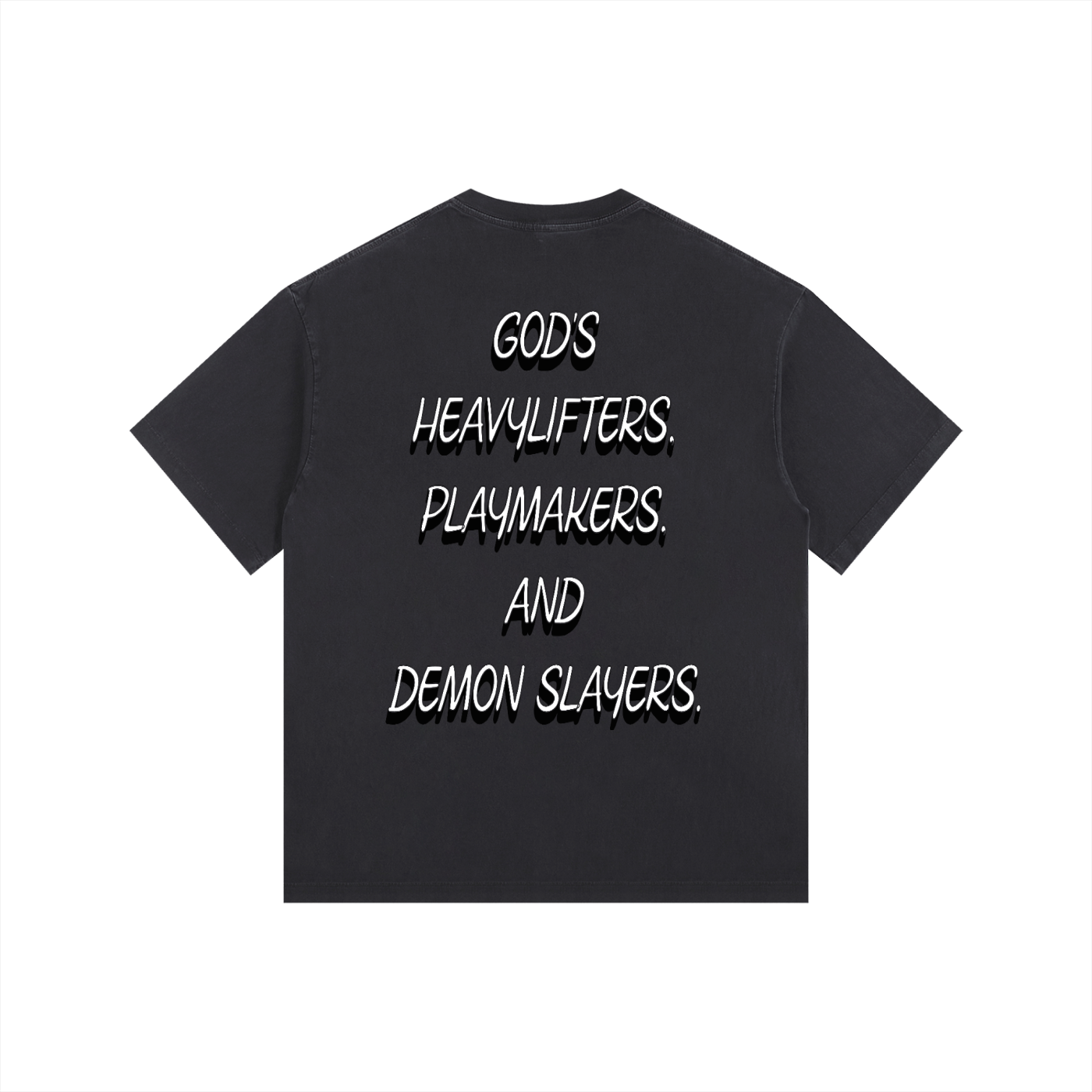 (Graphic) Vintage Washed Oversized Cotton T-Shirt
