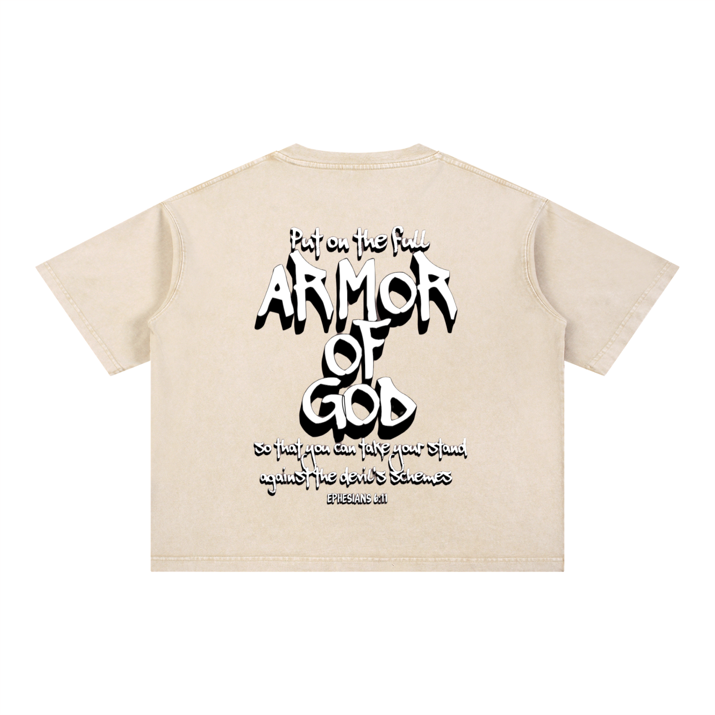 (Graphic) Battle Ready Mineral Wash Boxy Tee