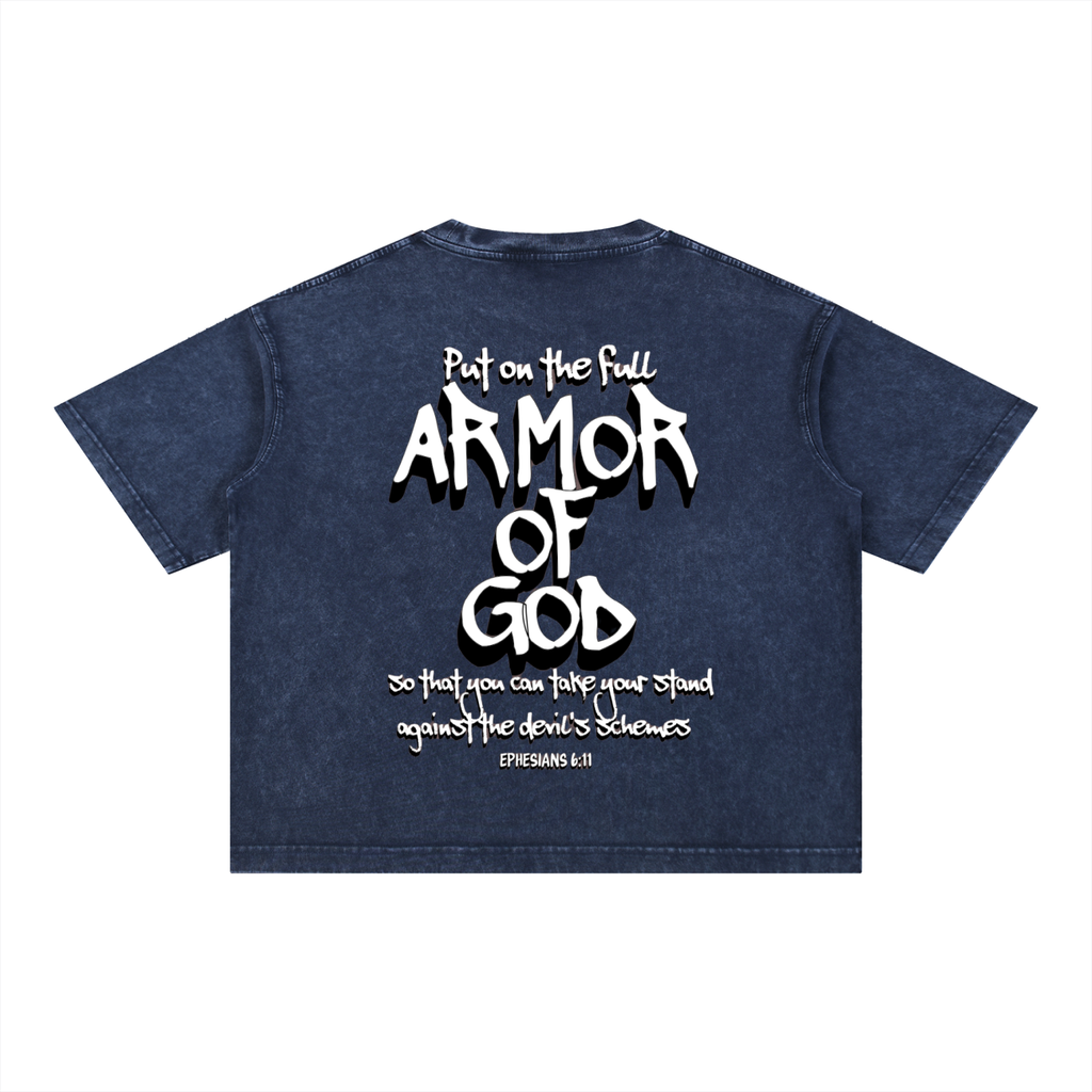 Battle Ready Mineral Wash Boxy Tee