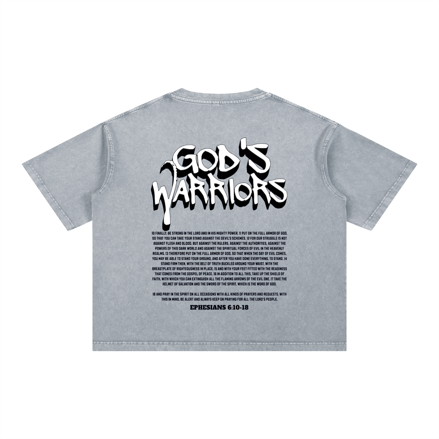 (Graphic) Battle Ready Mineral Wash Boxy Tee