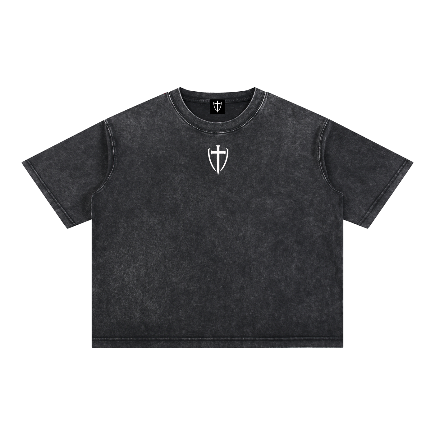 Battle Ready Mineral Wash Boxy Tee