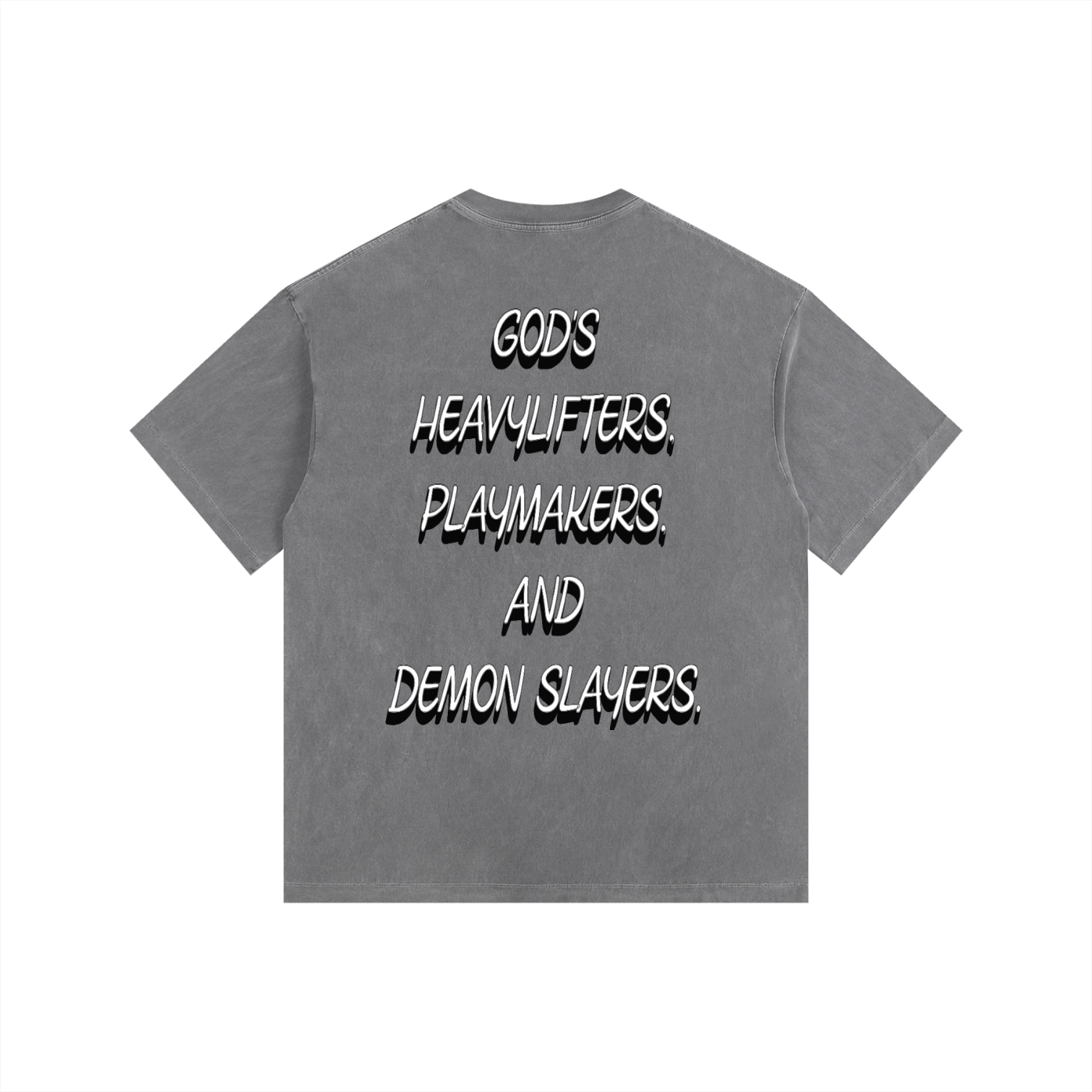 (Graphic) Vintage Washed Oversized Cotton T-Shirt