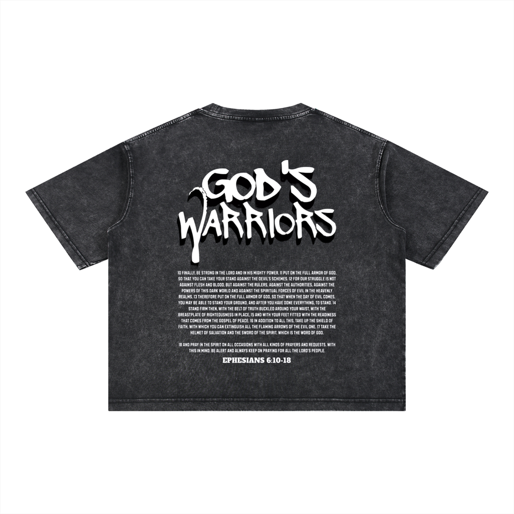 (Graphic) Battle Ready Mineral Wash Boxy Tee
