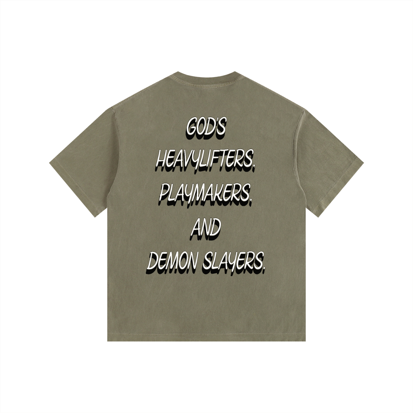 (Graphic) Vintage Washed Oversized Cotton T-Shirt