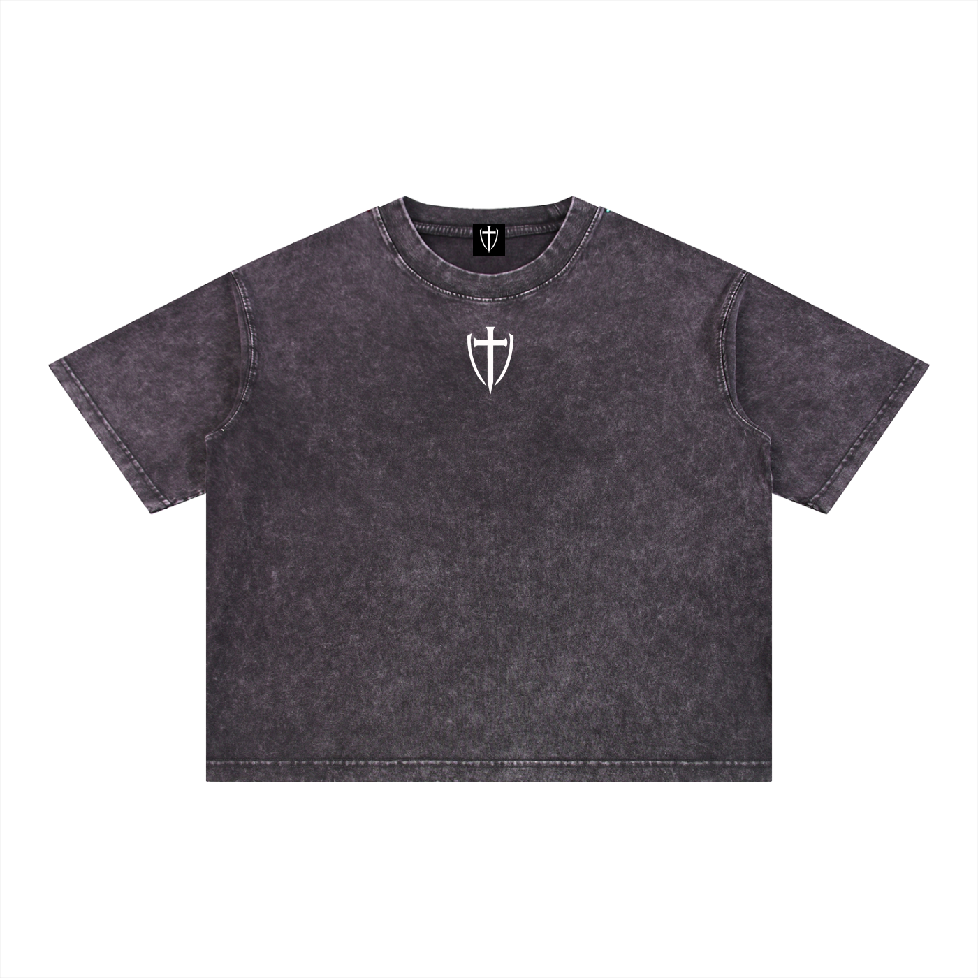 (Graphic) Battle Ready Mineral Wash Boxy Tee
